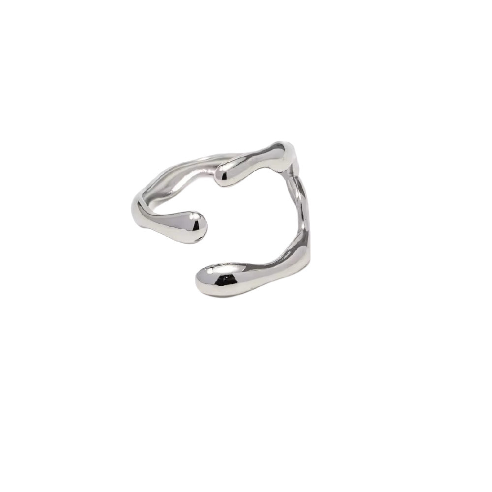 Abstract Cuff Ring