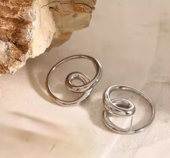 Spin Hoop Earrings