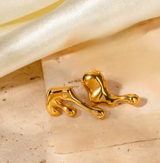 Gold Drip Earrings