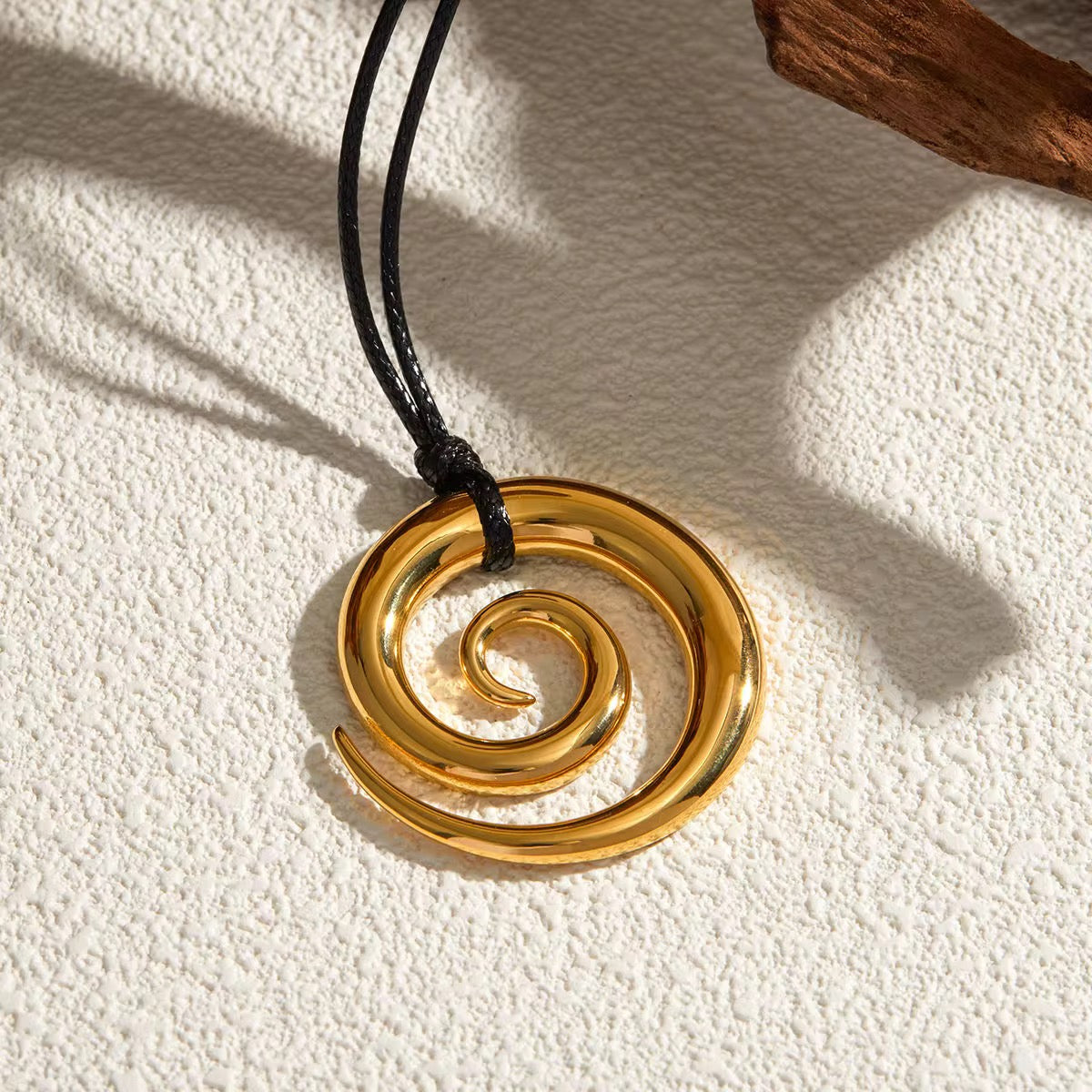 Golden Spiral Harmony Pendant