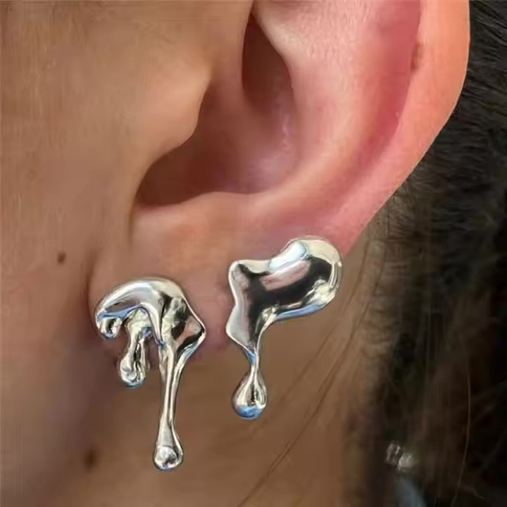 Molten Stud Earrings