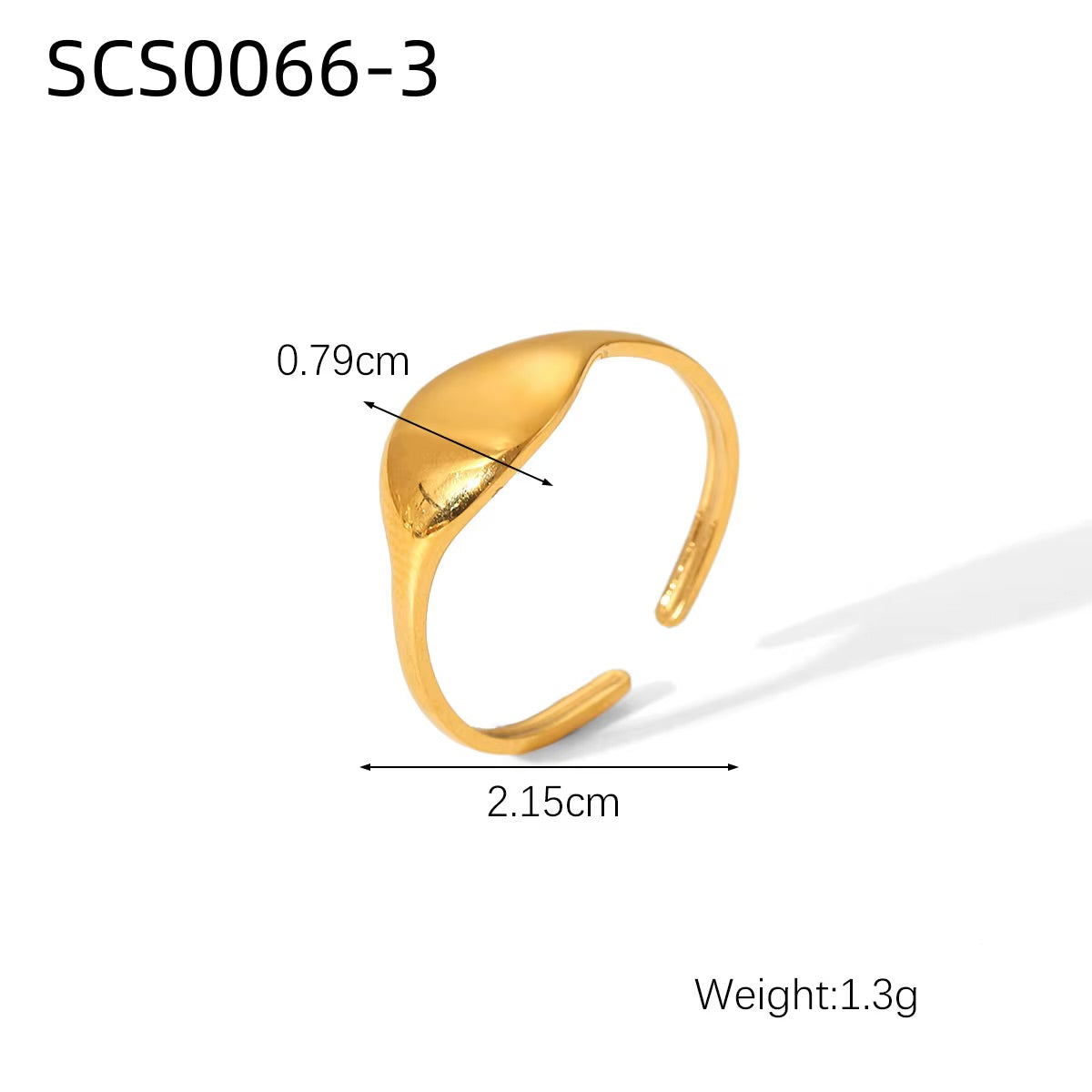 Eclipse Bold Gold Ring