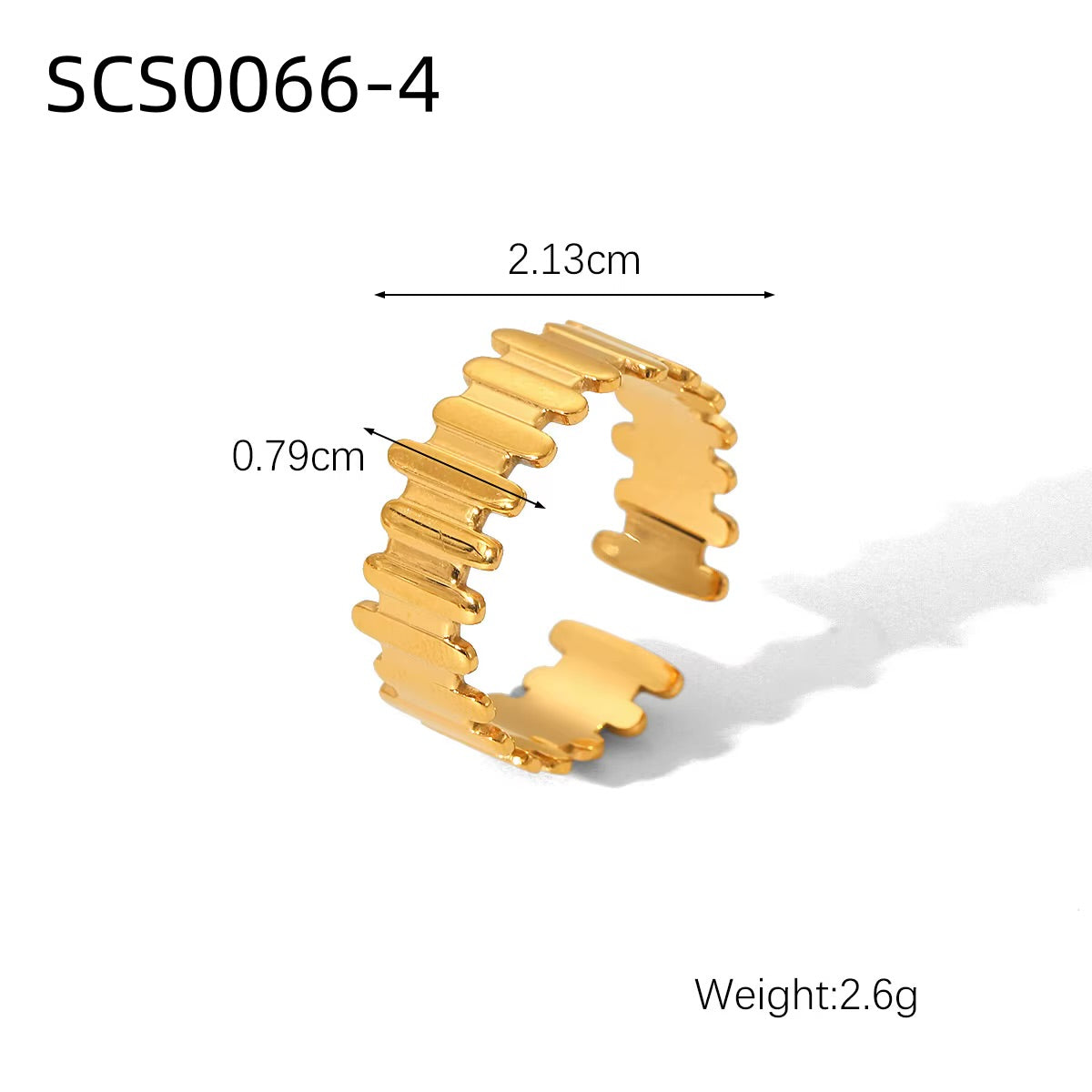 LuxeLink Gold Ring