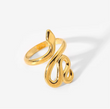 Swirl Gold Ring