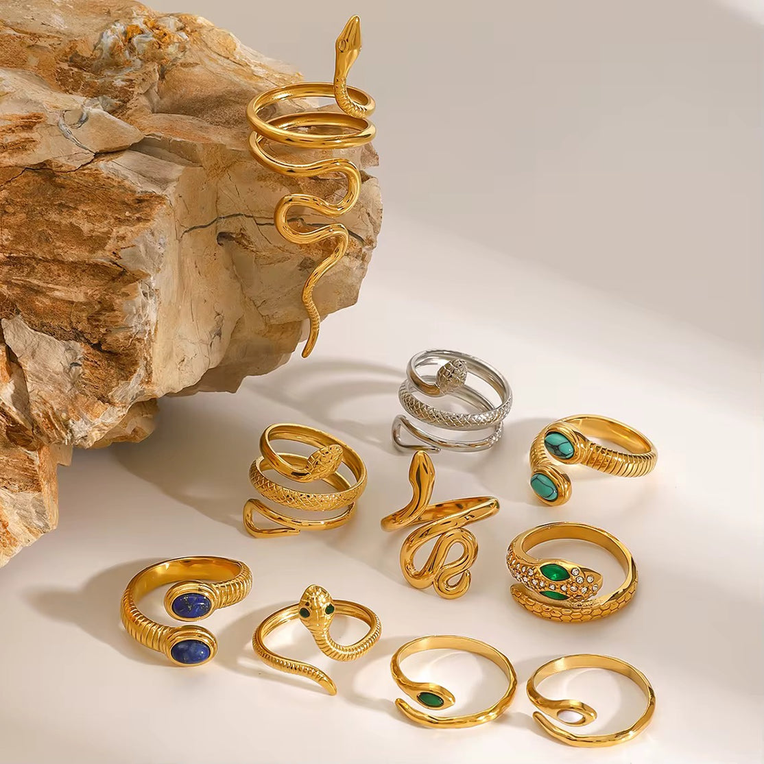 Swirl Gold Ring