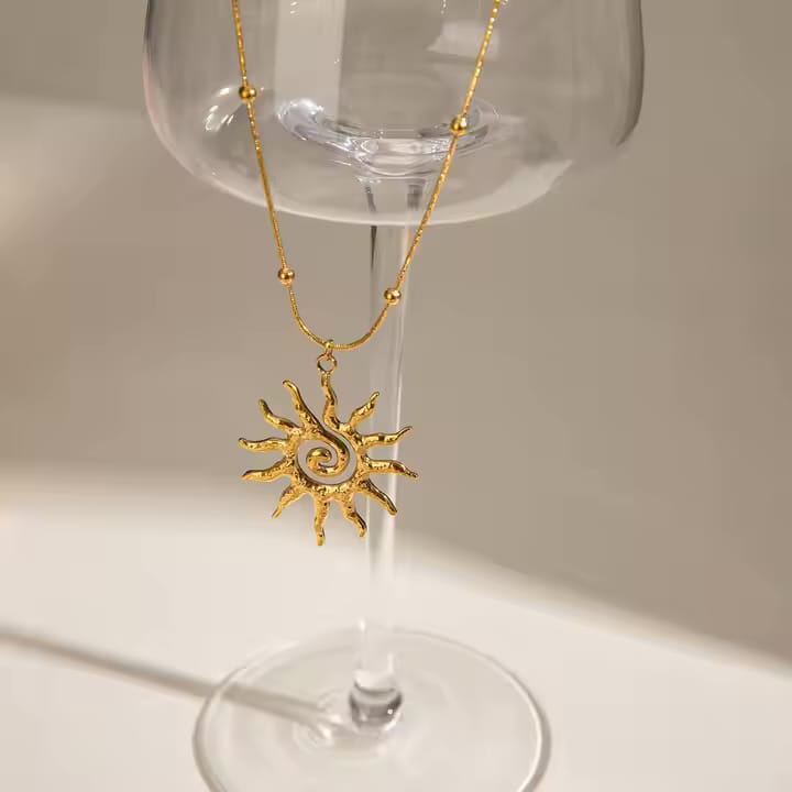 Sunburst Pendant Necklace