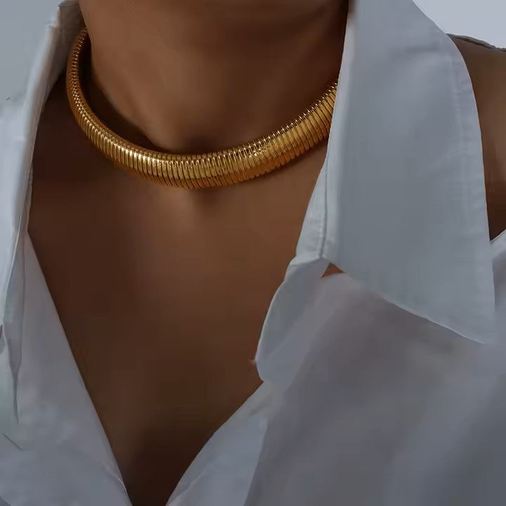 Luxe Coil Choker