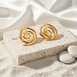 Abstract Swirl Earrings
