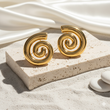 Bold Spiral Hoops