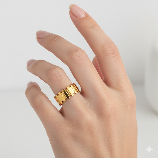 LuxeLink Gold Ring