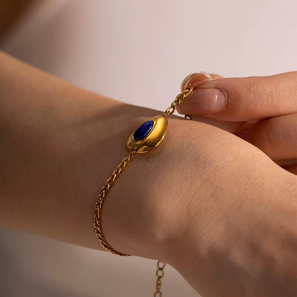 Midnight Eye Lapis Bracelet