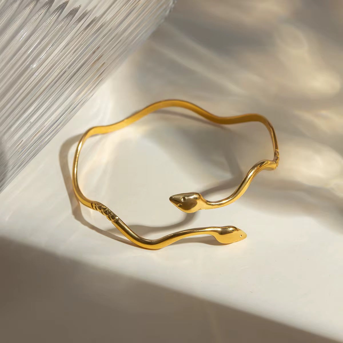 Serpent Wave Bangle