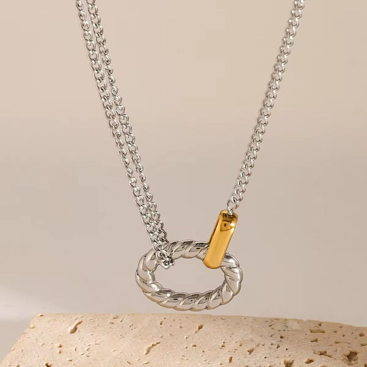 Interlock Pendant Necklace