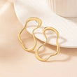 Abstract Outline Drop Earrings