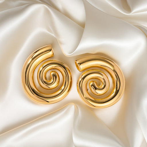 Bold Spiral Hoops