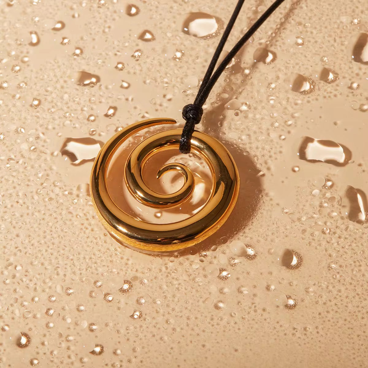 Golden Spiral Harmony Pendant