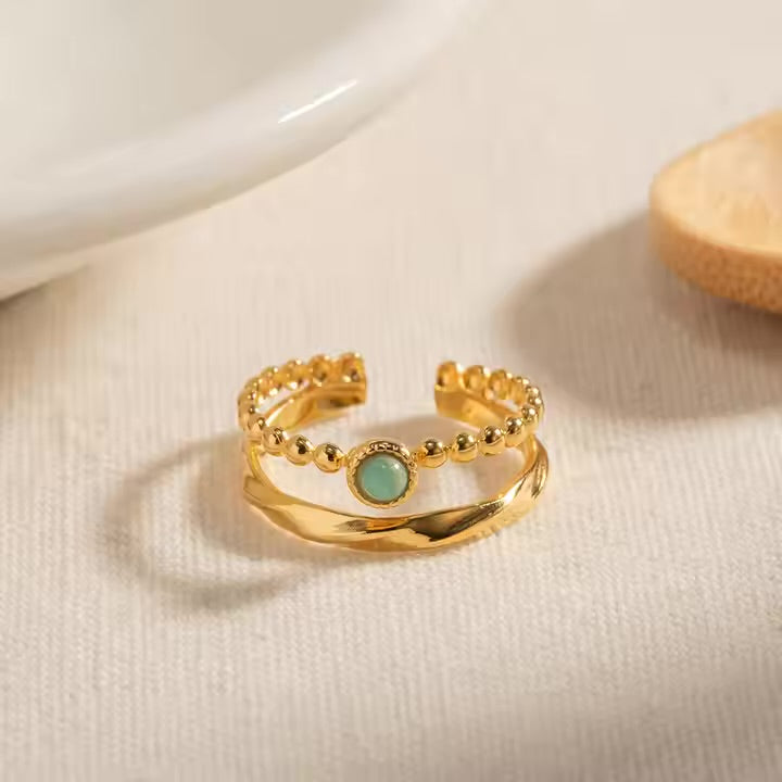 Celeste Dual Band Ring