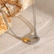 Interlock Pendant Necklace