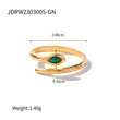 Emerald Serpent Wrap Ring