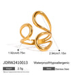 Infinity Swirl Gold Ring