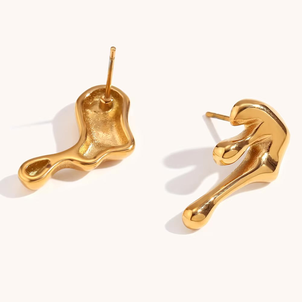 Molten  Stud Earrings
