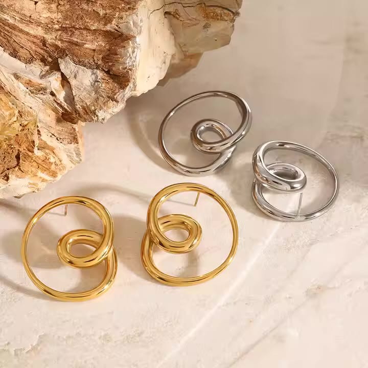 Spin Hoop Earrings