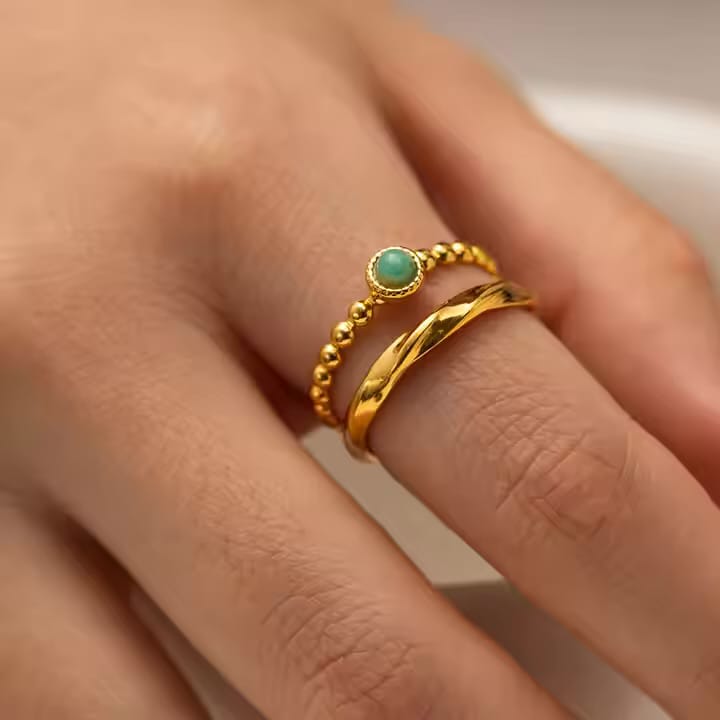 Celeste Dual Band Ring